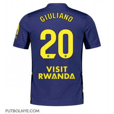 Camiseta Atletico Madrid Giuliano Simeone #20 Visitante Equipación 2025-26 manga corta Camiseta Atletico Madrid Giuliano Simeone #20 Visitante Equipación 2025-26 manga corta